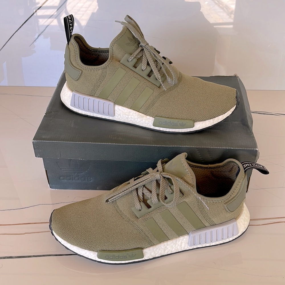 Adidas Ultra Boost NMD_R1 Original Sneakers Running Shoes Green Size: 13